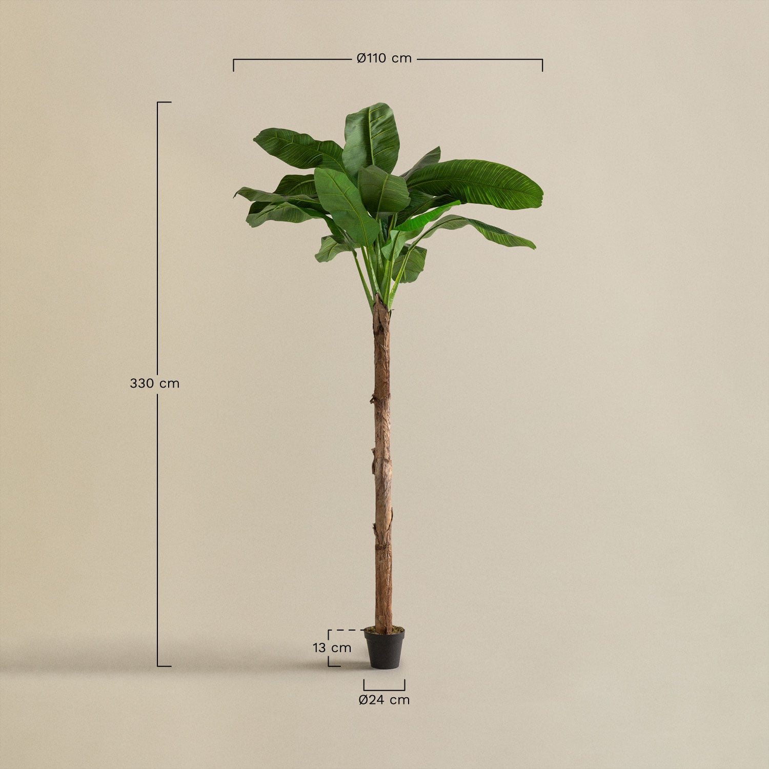 Artificial Banana Tree, 330 cm