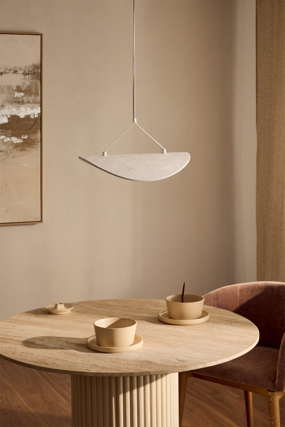 Pakabinamas LED šviestuvas ZELVANA, balta, 80 cm