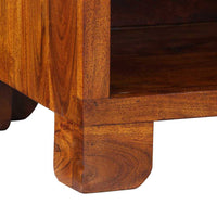 Telefonų stovas Medaus rudos 40x35x75 cm Kietasis akacijos medis - Namų Idėja