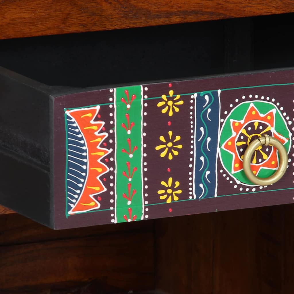 Telefonų stovas Medaus rudos 40x35x75 cm Kietasis akacijos medis - Namų Idėja