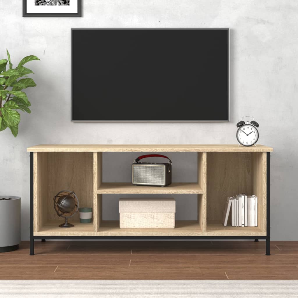 Televizoriaus spintelė, ąžuolo, 102x35x45cm, apdirbta mediena - Namų Idėja