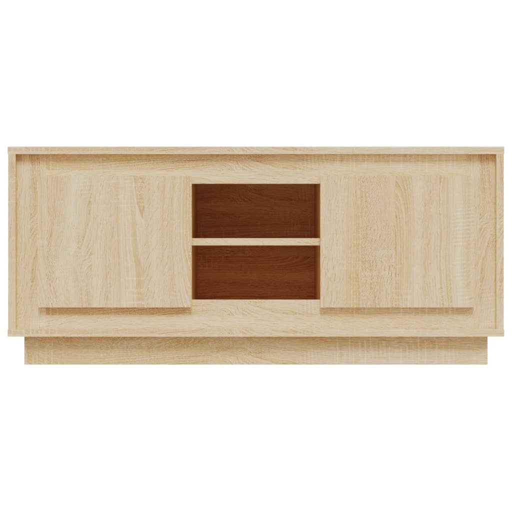 Televizoriaus spintelė, ąžuolo, 102x35x45cm, apdirbta mediena - Namų Idėja