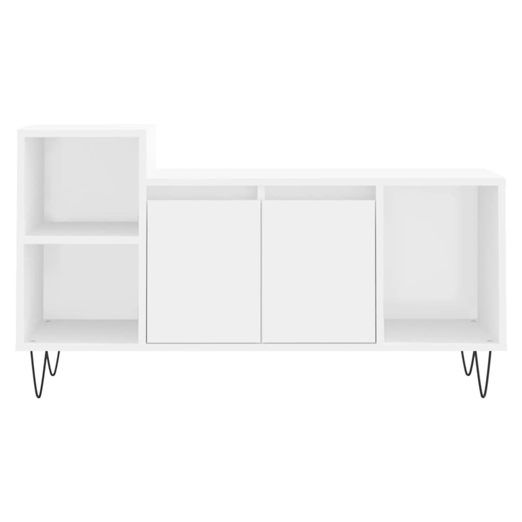 Televizoriaus spintelė, baltos spalvos, 100x35x55cm, mediena - Namų Idėja