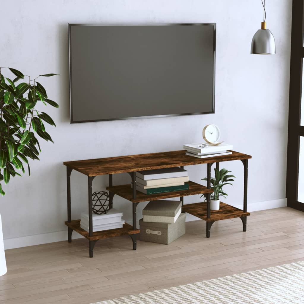 Televizoriaus spintelė, dūminio ąžuolo, 102x35x45,5cm, mediena - Namų Idėja