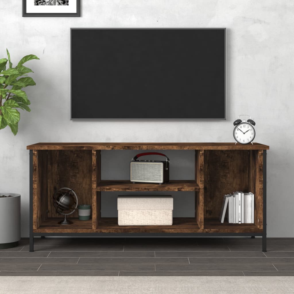 Televizoriaus spintelė, dūminio ąžuolo, 102x35x45cm, mediena - Namų Idėja