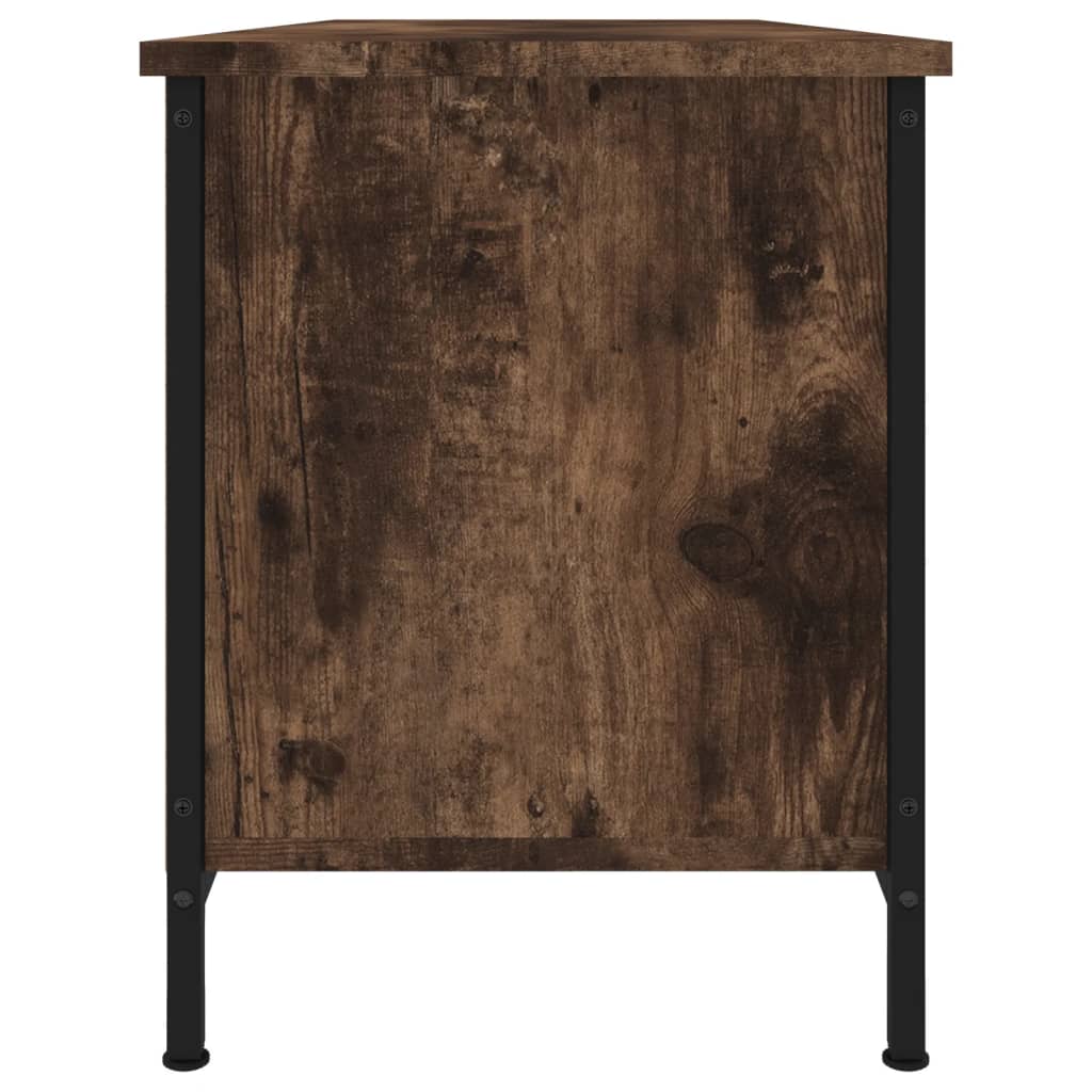 Televizoriaus spintelė, dūminio ąžuolo, 102x35x45cm, mediena - Namų Idėja