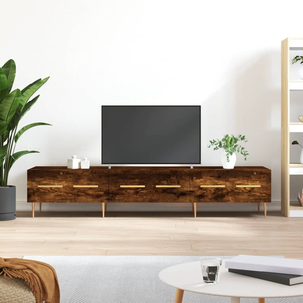 Televizoriaus spintelė, dūminio ąžuolo, 150x36x30cm, mediena - Namų Idėja