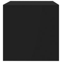 Televizoriaus spintelė, juoda, 100x40x40cm, apdirbta mediena - Namų Idėja