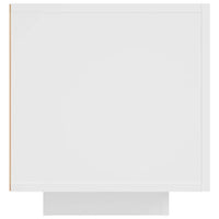 Televizoriaus spintelė su LED apšvietimu, balta, 160x35x40cm - Namų Idėja