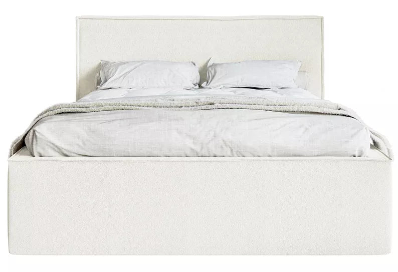 Bedroom bed LUCERA SICURO, cream color