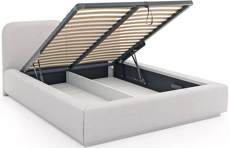 COMOVES LIBERTY bedroom bed, light grey