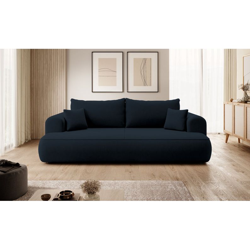 Sofa lova OVO, mėlynas aksomas