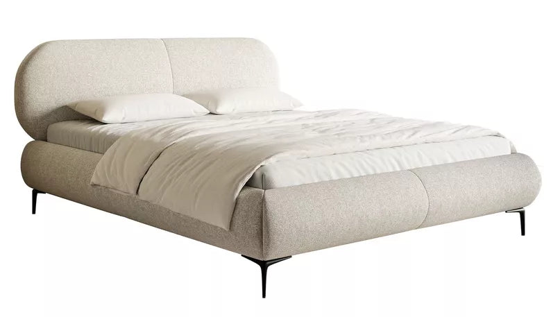 VELORA bed, light beige