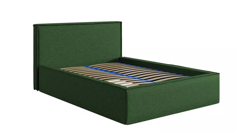 Miegamojo lova LUCERA TESSERO, žalia spalva