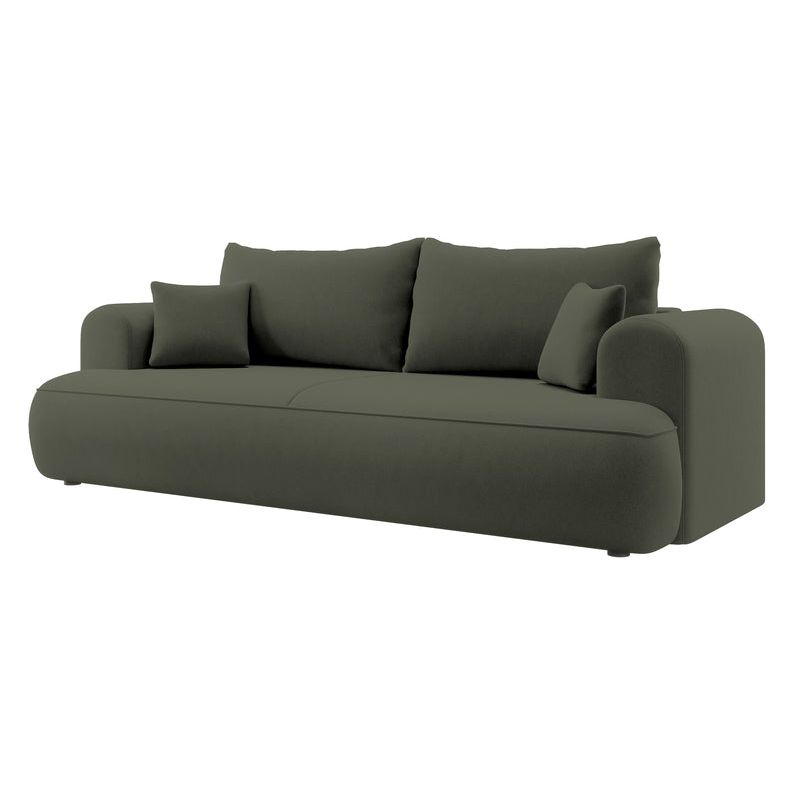 Sofa lova OVO, alyvuogių spalvos aksomas
