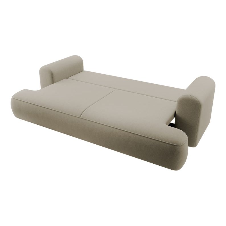 Sofa lova OVO, tamsiai smėlinis aksomas