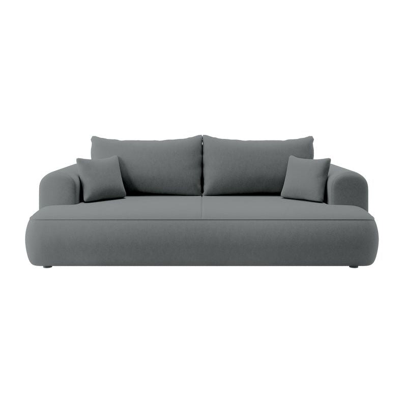 Sofa lova OVO, tamsiai pilkas aksomas