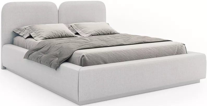 COMOVES LIBERTY bedroom bed, light grey