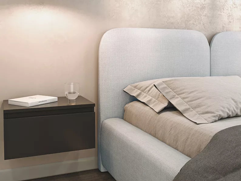 COMOVES LIBERTY bedroom bed, light grey