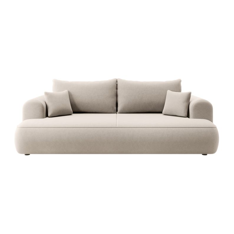 Sofa lova OVO, smėlinis aksomas