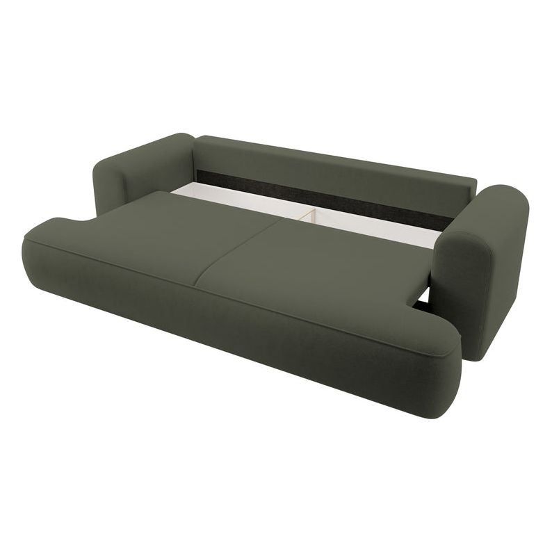 Sofa lova OVO, alyvuogių spalvos aksomas