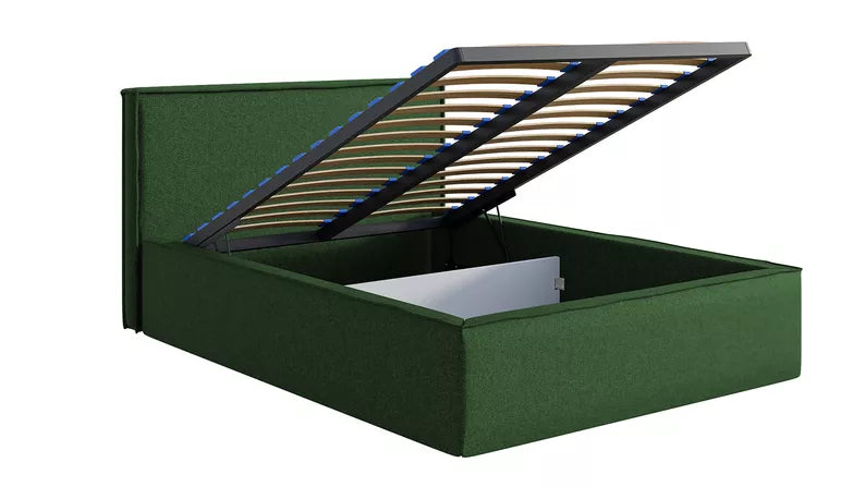 Miegamojo lova LUCERA TESSERO, žalia spalva