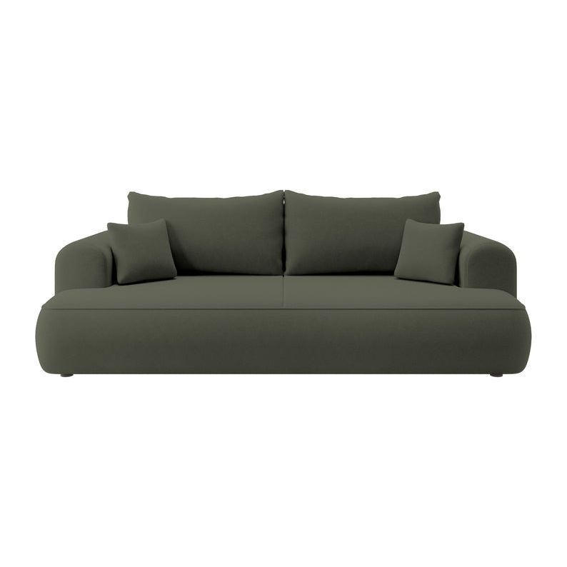 Sofa lova OVO, alyvuogių spalvos aksomas