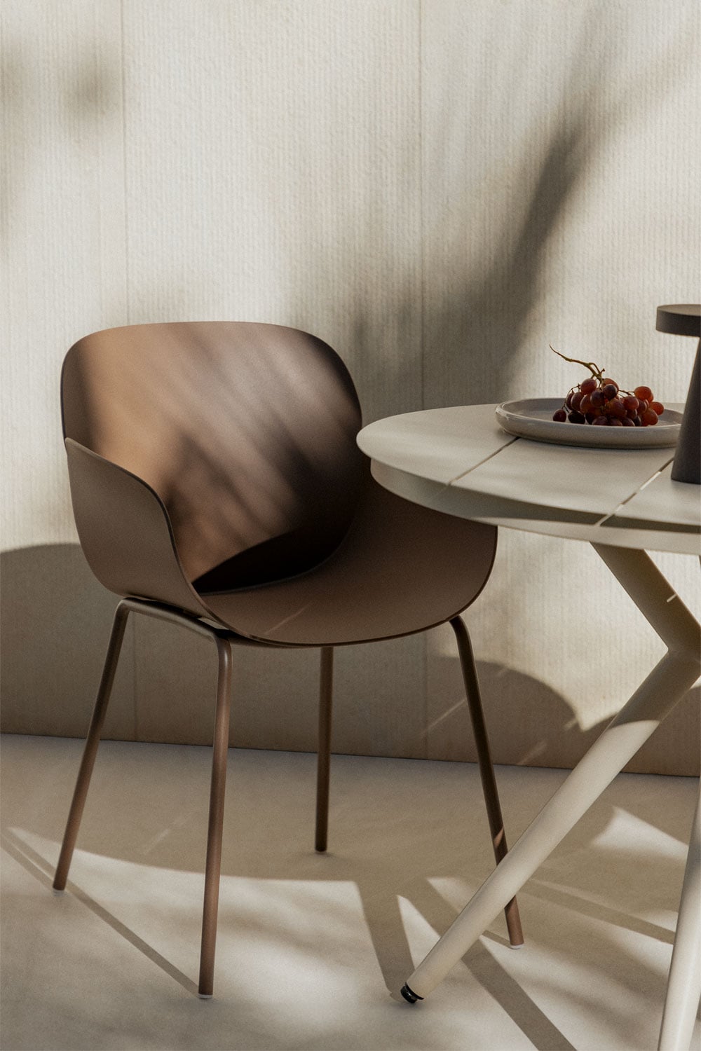 BOKA Outdoor Chair, Caramel Brown