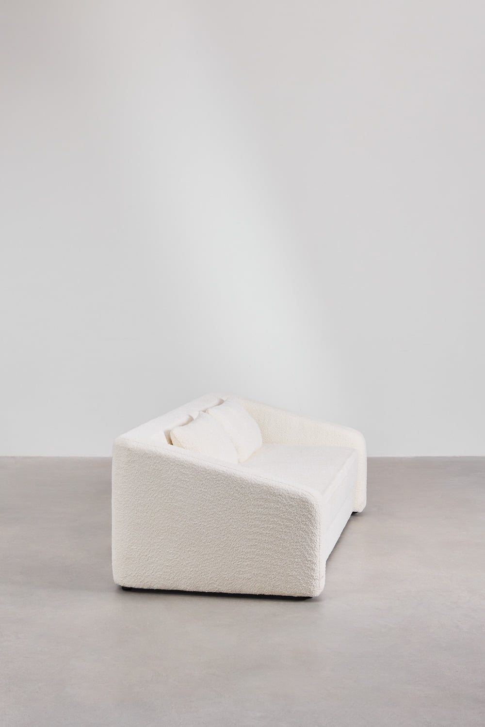 Trivietė sofa DALILA su miegama funkcija, balta spalva