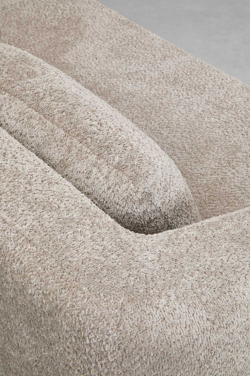 Three-seater sofa DALILA with sleeping function, brown
