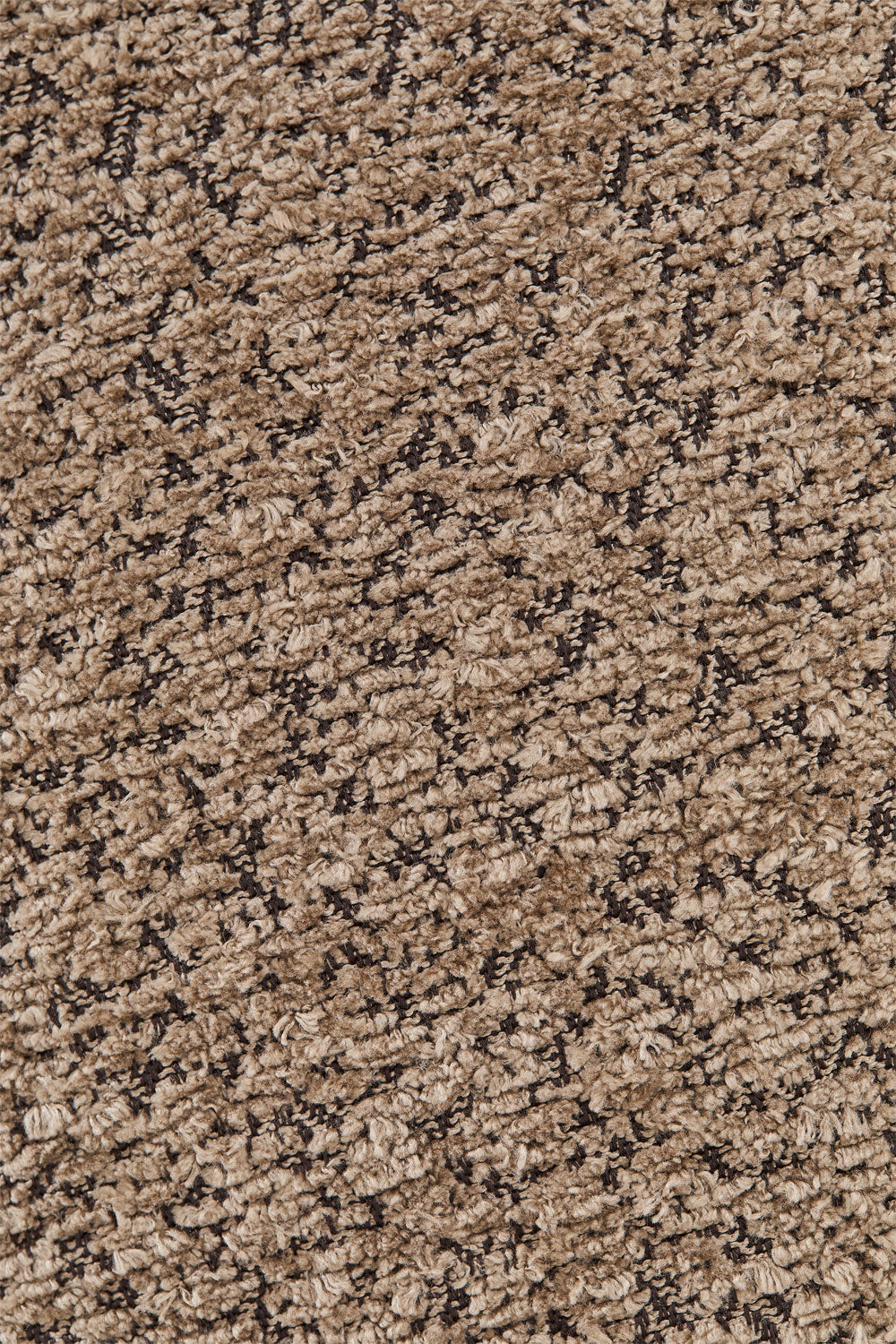 Trivietė sofa ERICK iš boucle audinio, šokolado