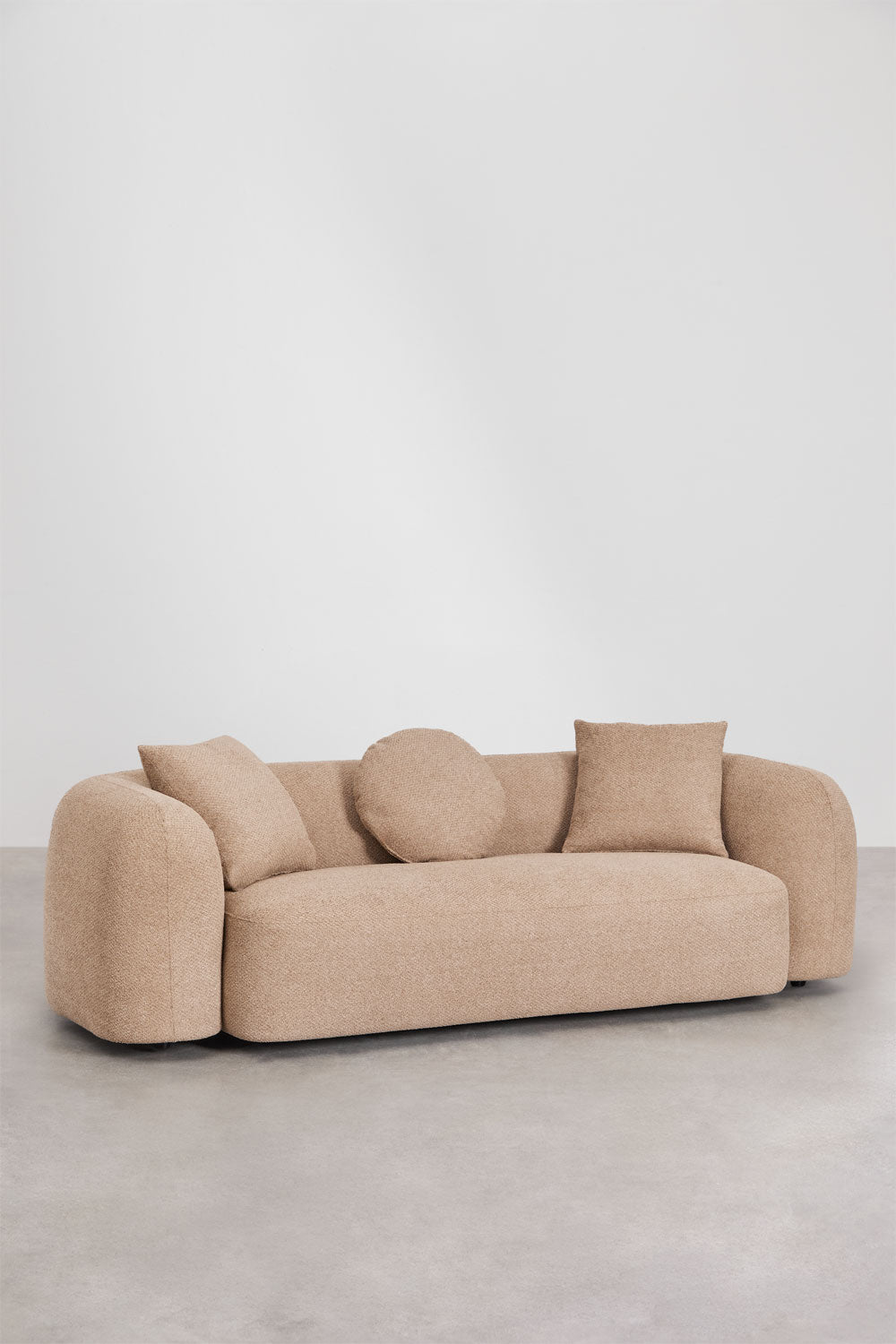 Trivietė sofa LUCIA, ruda