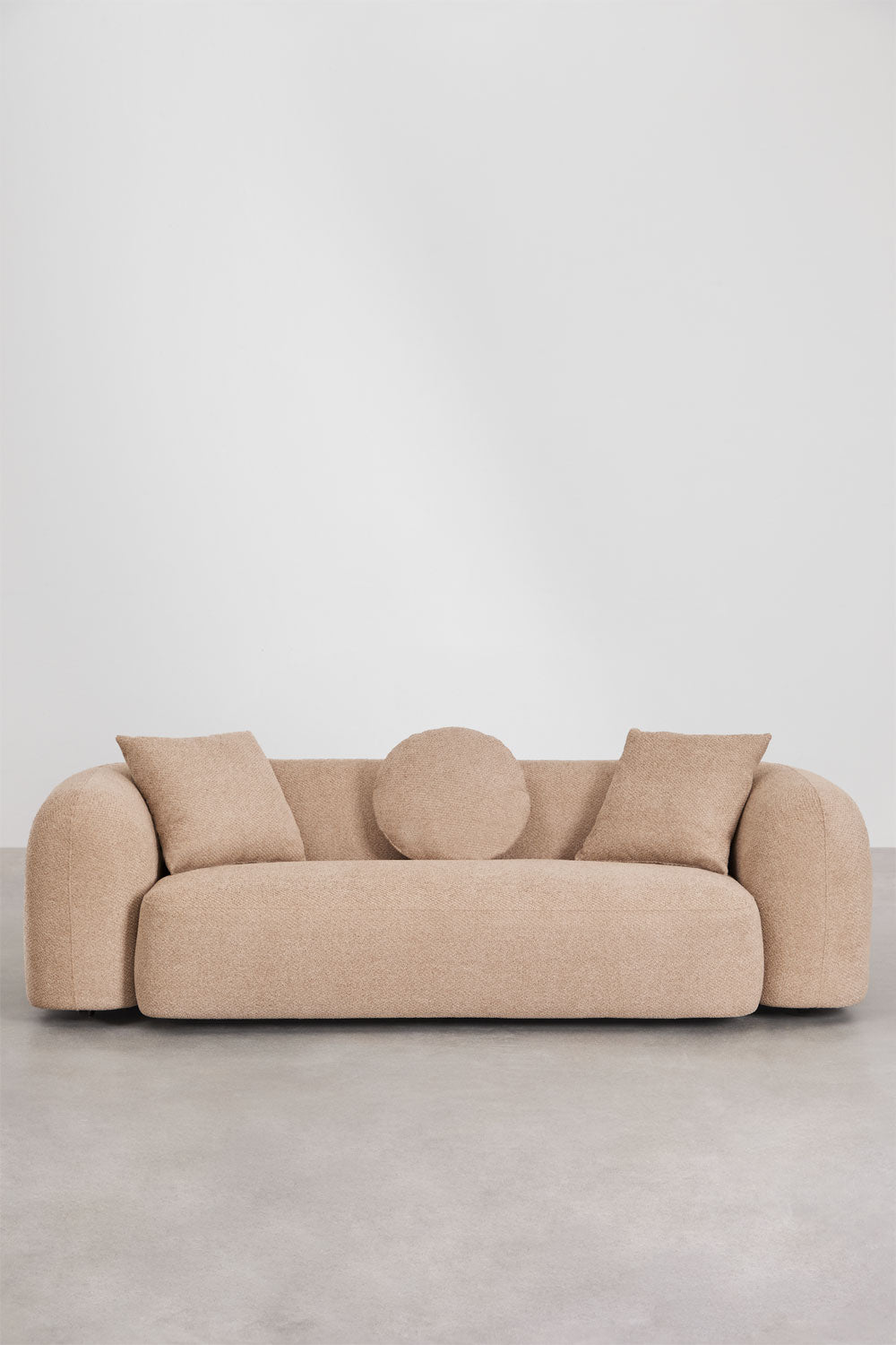 Trivietė sofa LUCIA, ruda