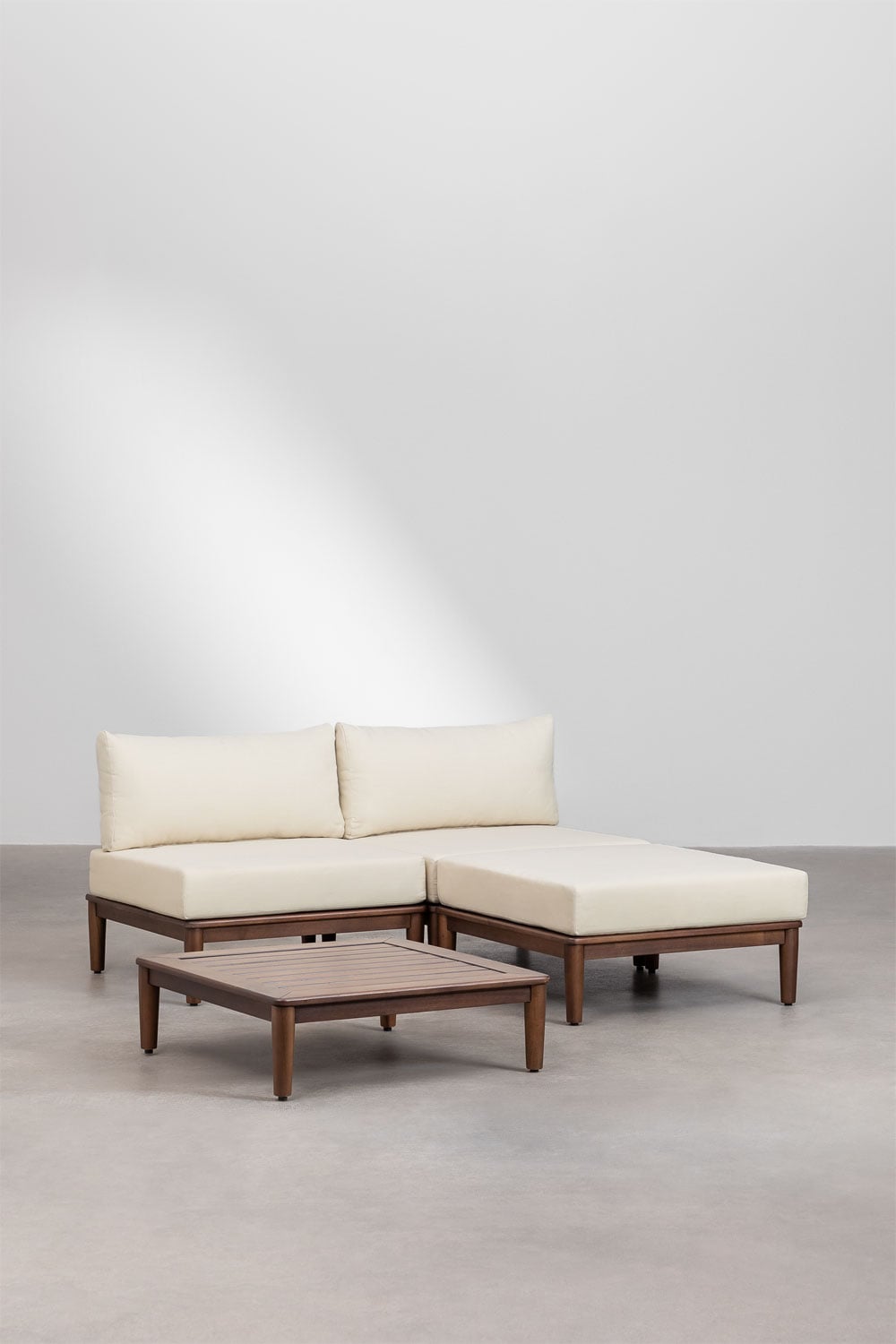 Komplektas MODENA, sofa, pufas, staliukas ir foteliai