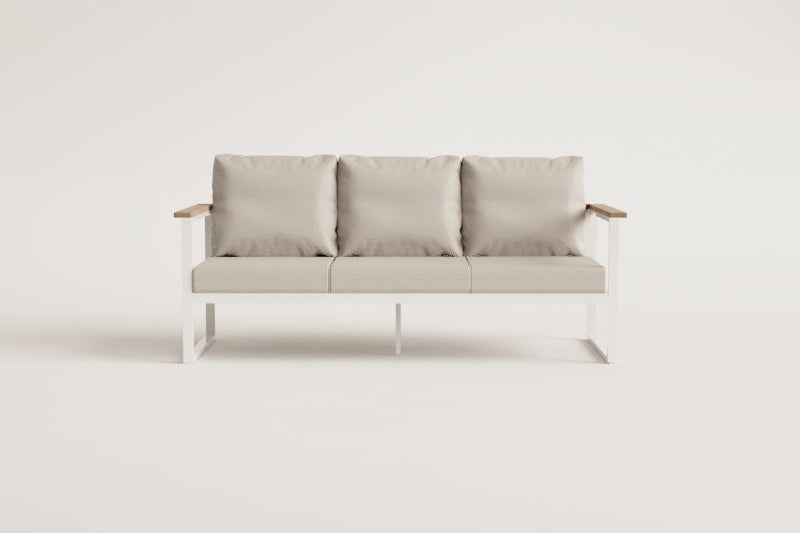 Sofa ALCANTO, three-seater, white
