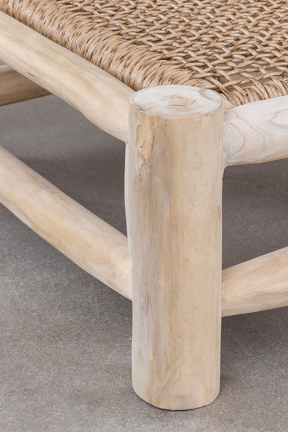 Reguliuojamas lauko gultas TEAK, tikmedis