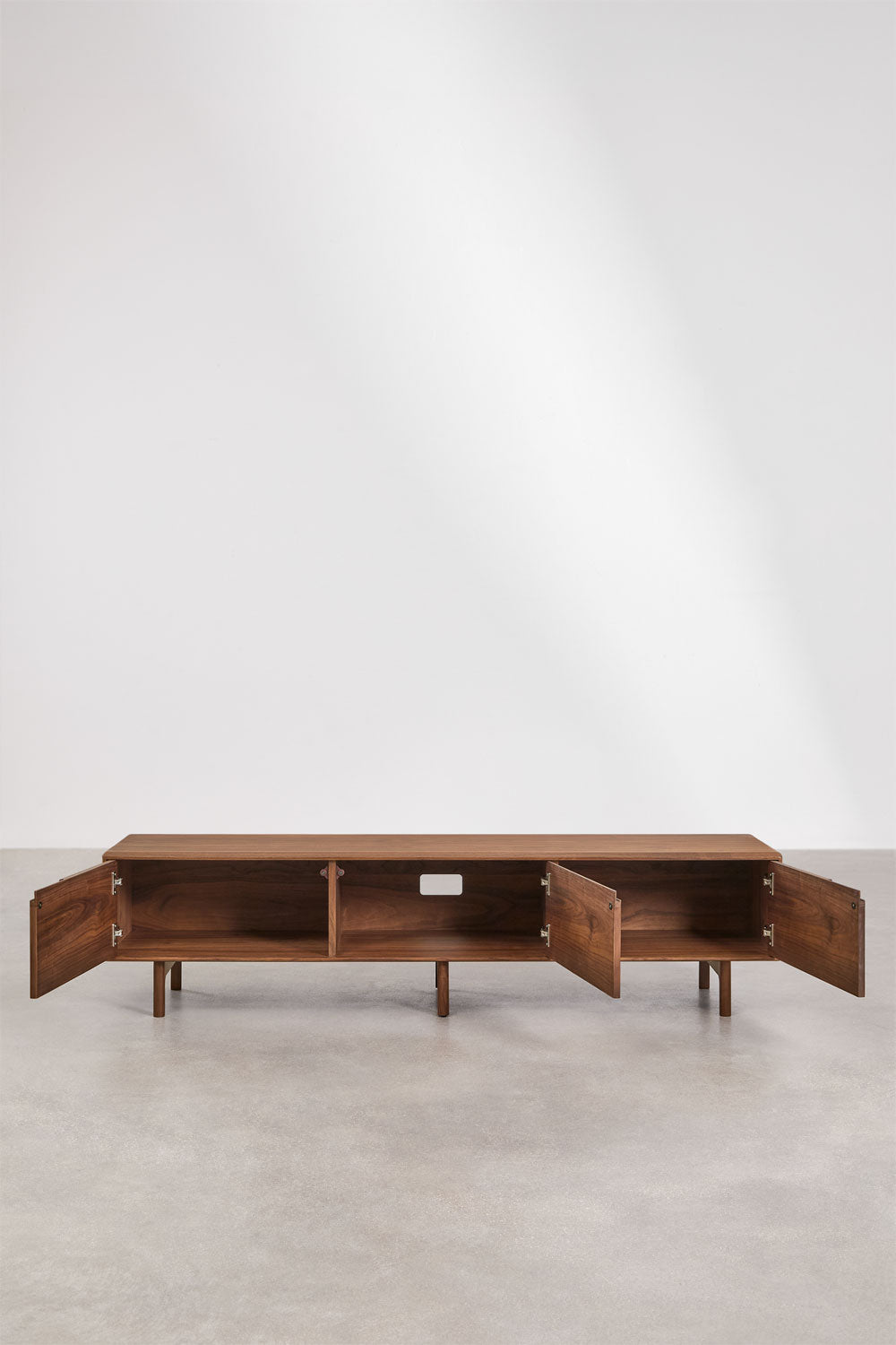 TV cabinet FENUORA, dark walnut