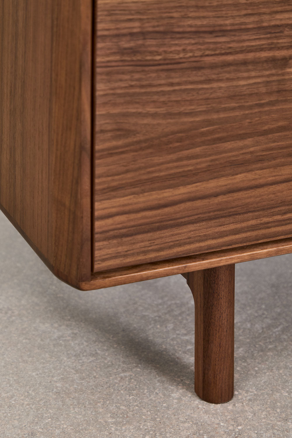 TV cabinet FENUORA, dark walnut