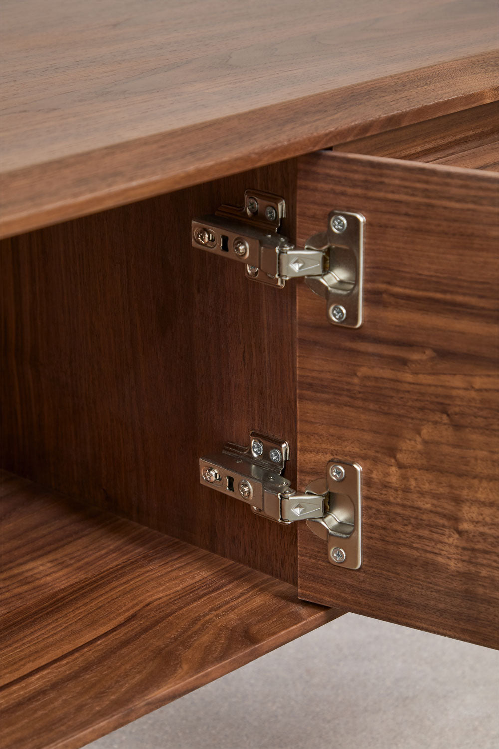 TV cabinet FENUORA, dark walnut