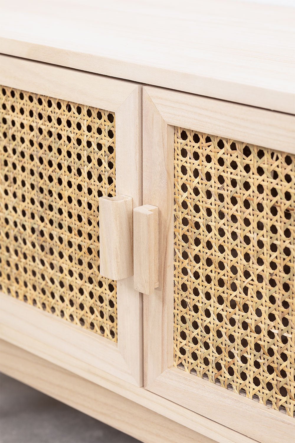 TV cabinet RELDU, paulownia wood