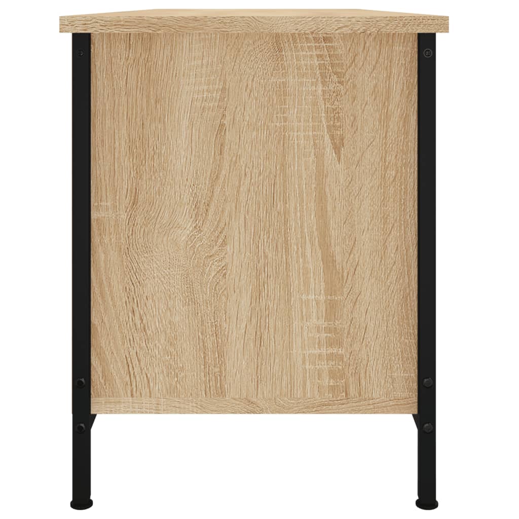 TV spintelė su durelėmis, ąžuolo, 102x35x45cm, apdirbta mediena - Namų Idėja