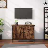 TV spintelė su durelėmis, dūminio ąžuolo, 60x35x45cm, mediena - Namų Idėja