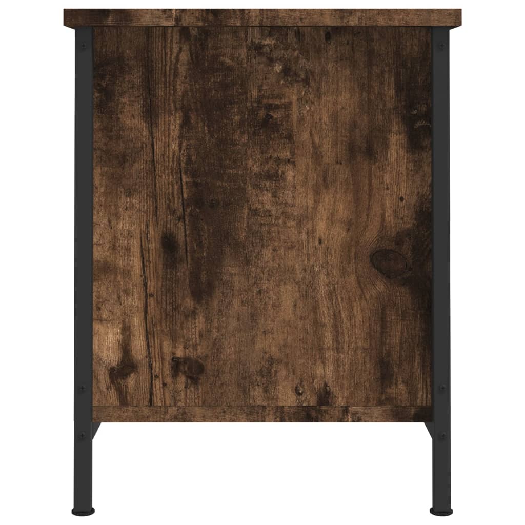 TV spintelė su durelėmis, dūminio ąžuolo, 60x35x45cm, mediena - Namų Idėja