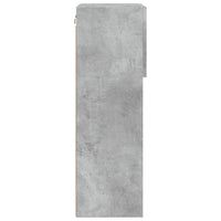 TV spintelė su LED lemputėmis, betono pilka, 40,5x30x90cm - Namų Idėja