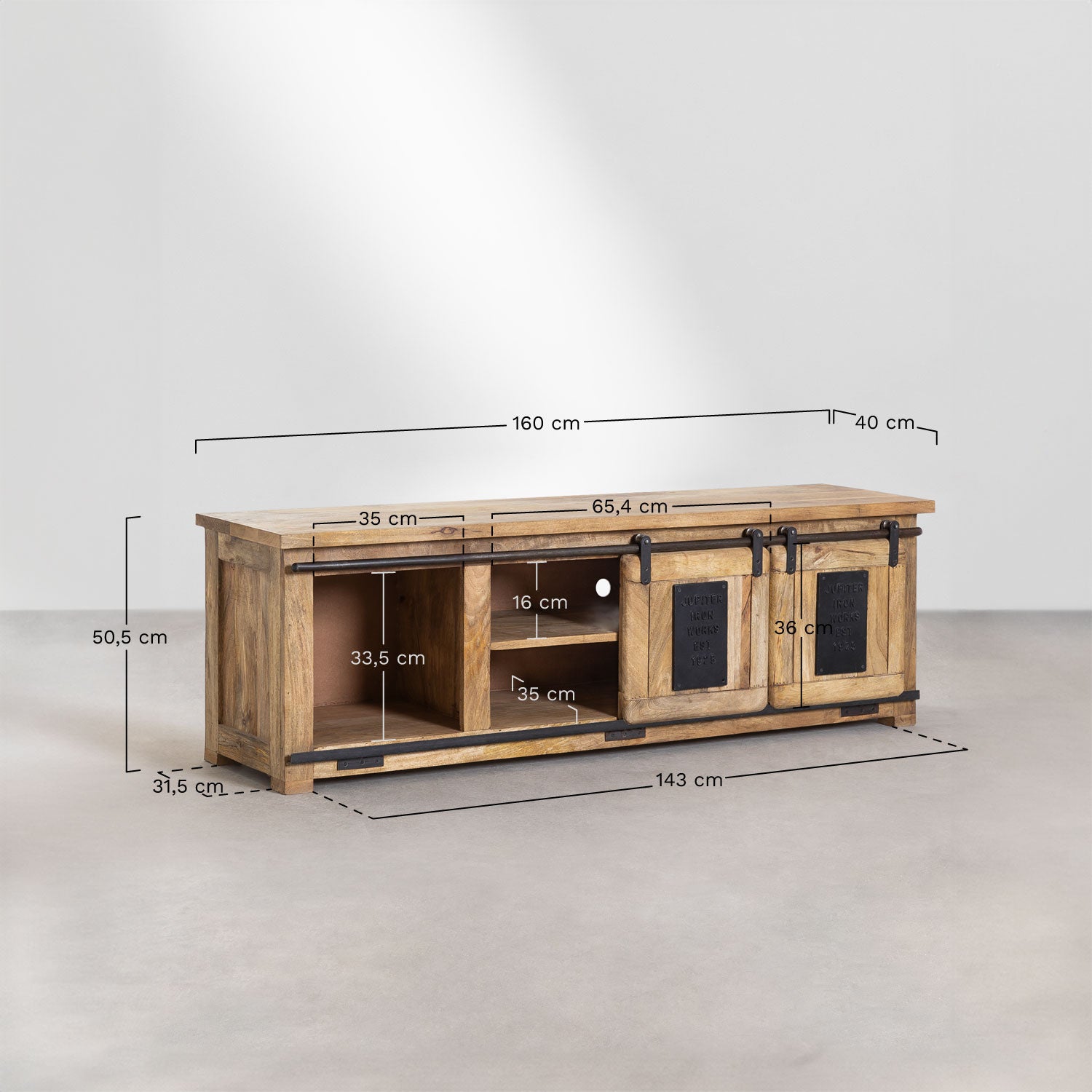 TV cabinet UDUMI, 160×40