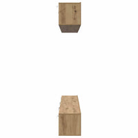 TV spintelių komplektas 6 pcs artisano ąžuolo 60 x 30 x 35 cm - Namų Idėja
