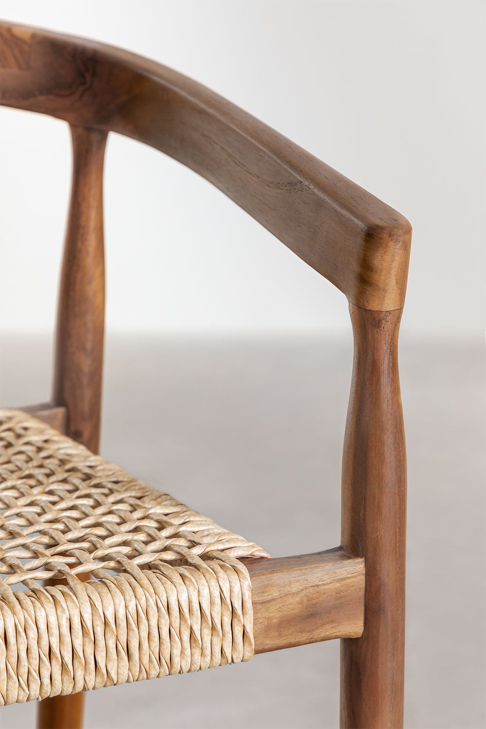 VISBY Outdoor High Chair, teak, 65 cm