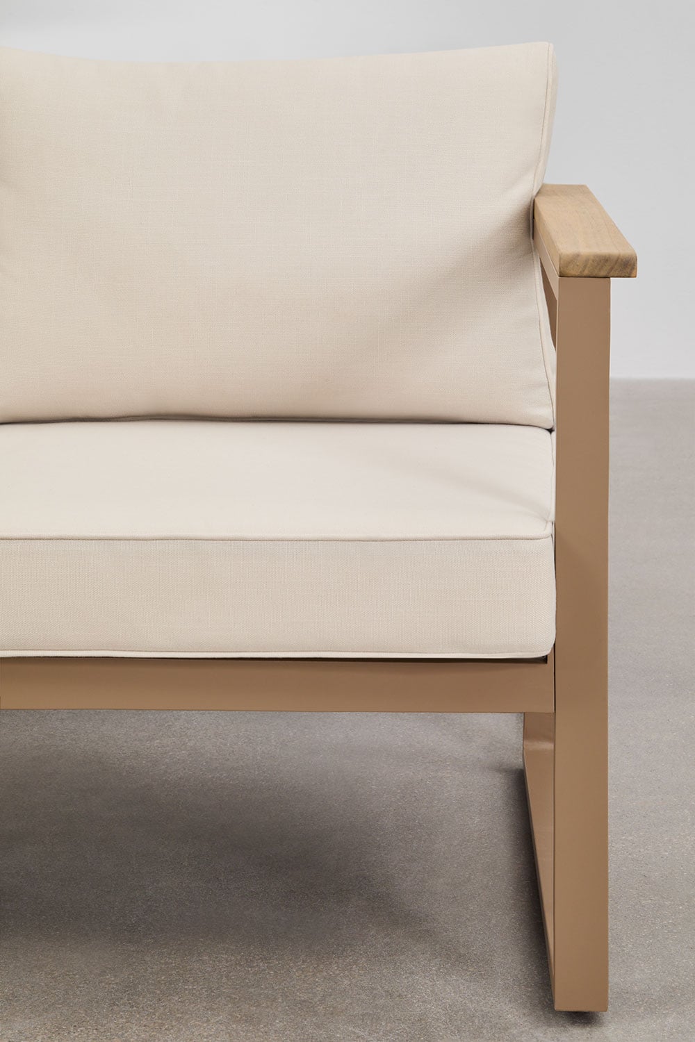 Sofa ALCANTO, two-seater, mocca brown