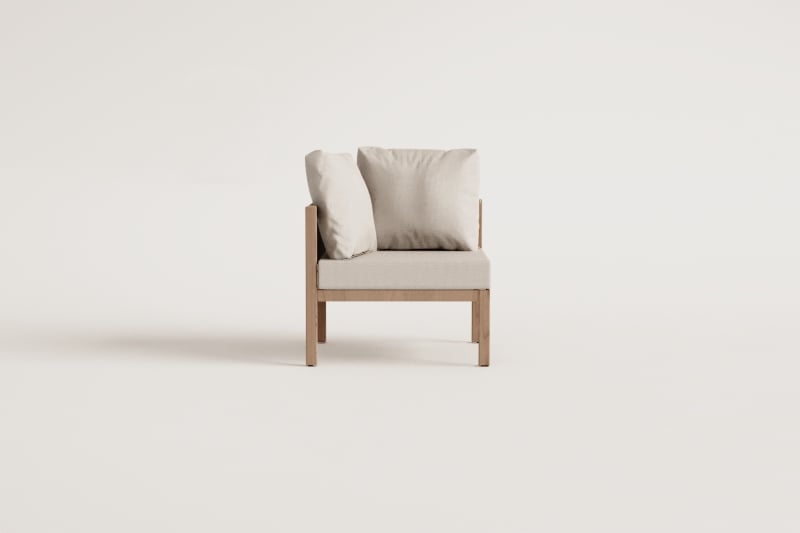 PARMA Outdoor Corner Module, White