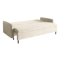 Sofa-lova EDENA, kreminė – sėdynės vaizdas